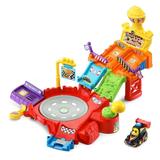 VTech Go! Go! Smart Wheels Revved Up Raceway Playset with Toy Race Car