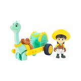 Dino Ranch Action Figures Neutral - Dino Ranch Clover & Veterinarian Cart Toy Set