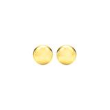 Regal Jewelry Women's Earrings - 10k Gold Ball Stud Earrings