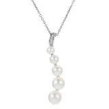 Pearlustre By Imperial Sterling Silver Freshwater Pearl Pendant