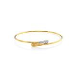 Women's Lucia 18K Yellow Gold & Diamond Bangle Bracelet