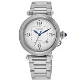 Cartier Pasha 41mm Silver Dial Steel Men's Watch WSPA0009 WSPA0009