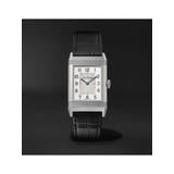 Jaeger-LeCoultre - Reverso Classic Medium Thin Hand-Wound 24.4mm Stainless Steel and Alligator Watch, Ref. No. Q2548440 - Men - White