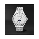 Baume & Mercier - Clifton Baumatic Automatic Moon-Phase 42mm Stainless Steel Watch, Ref. No. M0A10552 - Men - White