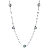 Pearlustre By Imperial Sterling Silver Tahitian Pearl Necklace