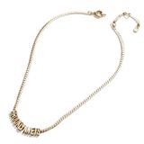 BaubleBar Brooklyn Nets Team Wordmark Chain Necklace