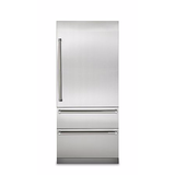Viking 36 Inch 7 36 Built In Counter Depth Bottom Freezer Refrigerator VBI7360WRSS