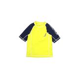 Nautica Rash Guard: Yellow Print Sporting & Activewear - Kids Boy's Size 5
