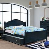 Viv + Rae™ Halley Solid Wood Platform Bed w/ Trundle Wood in Blue, Size 44.25 H x 80.5 D in | Wayfair 6C48D15161CB4B0DA9EDABBB9AF809B3