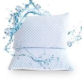 White Noise Ashlee Premium Adjustable Shredded Memory Foam Plush Support Pillow Rayon from Bamboo/Shredded Memory Foam | Wayfair