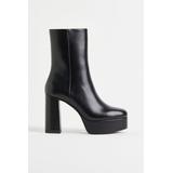 H & M - Platform boots - Black