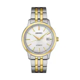 Seiko Men's Essentials Two Tone Watch, Silver