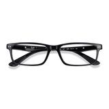 Unisex Rectangle Black Acetate Prescription eyeglasses - EyeBuydirect's Ray-Ban RB5277