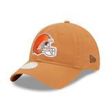 Women's New Era Brown Cleveland Browns Core Classic 2.0 9TWENTY Adjustable Hat