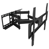 MegaMounts Full Motion Double Articulating Wall Mount for 32 to 70 Inch Screens, Grey