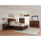 Barstow 4-piece Eastern King Storage Bedroom Set Pinot Noir-Color:Brown Finish:Other Color Style:Traditional