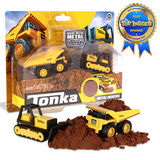 Tonka - Metal Movers Combo Pack - Mighty Dump Truck and Bull Dozer