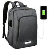 Anti Theft Business Laptop Backpack with USB Charging Port Fits 17 inch Laptop Vbiger Business Laptop Backpack Water Resistant Travel College MacBook Computer Bag for Women & Men