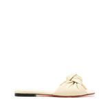 Twist-strap Flat Mules