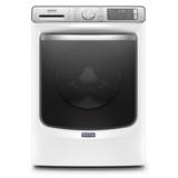 Maytag 27 in. 5.0. cu. ft. Smart Stackable Front Load Washer with Extra Power and 24-Hr Fresh Hold Option - White, Washers