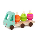 B. toys Stacking Toy - Stack & Roll Fruit Truck