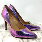Jessica Simpson Shoes | Jessica Simpson Cassani Mermaid Color Shifting Point Toe Pumps 8.5 Event Dress | Color: Blue/Purple | Size: 8.5