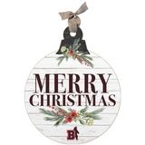 Brown Bears 20'' x 24'' Merry Christmas Ornament Sign