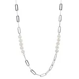 Pearlustre By Imperial Sterling Silver Freshwater Pearl Necklace