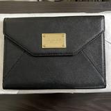 Michael Kors Tablets & Accessories | Michael Kors Apple Ipad Mini Clutch Display Case Leather Wallet | Color: Black/Gold | Size: Os