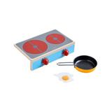 HABA Play Cookware Sets multi - Blue & Red Portable Cooktop Play Set