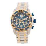 Men's Pro Diver Blue Dial 50mm Stainless Steel Watch
