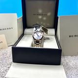Burberry Accessories | Burberry City Womens 38mm Swiss Watch, Two-Tone Silver Rose Gold Stainless Steel | Color: Gold/Red/Silver/Tan | Size: Os