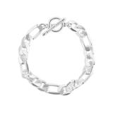 Lucky Brand Toggle Chain Link Bracelet - Women's Ladies Accessories Jewelry Bracelets in Silver