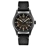 Seiko Men's 5 Sports Stainless Steel Black Dial Watch - SRPG41, Size: Large