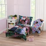 Disney Encanto 5-Piece Toddler Bedding & Blanket Bundle Toddler Bed Girl Purple Polyester