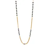 Belk Gold Tone Snake Chain Beaded Long Necklace