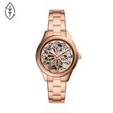 Fossil Women's Rye Automatic, Rose Gold-Tone Alloy Watch