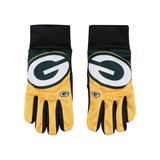 "FOCO Green Bay Packers Cropped Logo Texting Gloves"