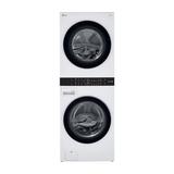 LG 4.5 Cu. Ft. Front Load Washer & 7.4 Cu. Ft. Gas Dryer, Size 74.375 H x 27.0 W x 30.375 D in | Wayfair WKE100HWA