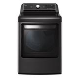 LG 7.3 Cu. Ft. Electric Stackable Dryer w/ Sensor Dry in Black, Size 44.25 H x 27.0 W x 29.5 D in | Wayfair DLEX7900BE