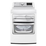 LG 7.3 Cu. Ft. Electric Stackable Dryer w/ Sensor Dry in White, Size 44.25 H x 27.0 W x 29.5 D in | Wayfair DLEX7900WE