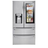 LG 36" French Door Refrigerator 28 cu. ft. Smart Energy Star Refrigerator, Stainless Steel in Gray, Size 68.375 H x 35.75 W x 33.75 D in | Wayfair