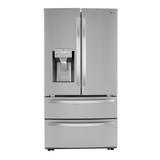 LG 36" French Door Refrigerator 28 cu. ft. Smart Refrigerator, Stainless Steel in Black, Size 68.5 H x 35.75 W x 33.75 D in | Wayfair LRMXS2806D