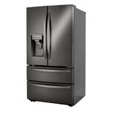 LG 36" Counter Depth French Door Refrigerator 22 cu. ft. Smart Refrigerator, Stainless Steel, Size 68.5 H x 35.75 W x 28.75 D in | Wayfair
