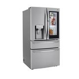 LG 36" Counter Depth French Door Refrigerator 23 cu. ft. Smart Refrigerator, Stainless Steel in Gray | Wayfair LRMVC2306S