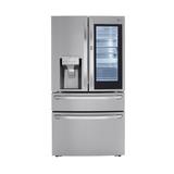 LG 36" French Door Refrigerator 30 cu. Smart ft. Refrigerator, Stainless Steel in Gray, Size 69.0 H x 35.75 W x 35.75 D in | Wayfair LRMVS3006S