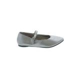Kenneth Cole REACTION Flats: Silver Print Shoes - Kids Girl's Size 31