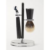 Lorenzi Milano - Three-Piece Carbon-Fibre Shaving Set - Men - Black
