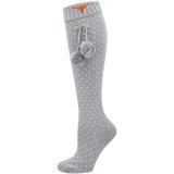 Women's ZooZatz Gray Texas Longhorns Knee High Socks