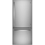 GE 30 Inch 30 Bottom Freezer Refrigerator GBE21DYKFS